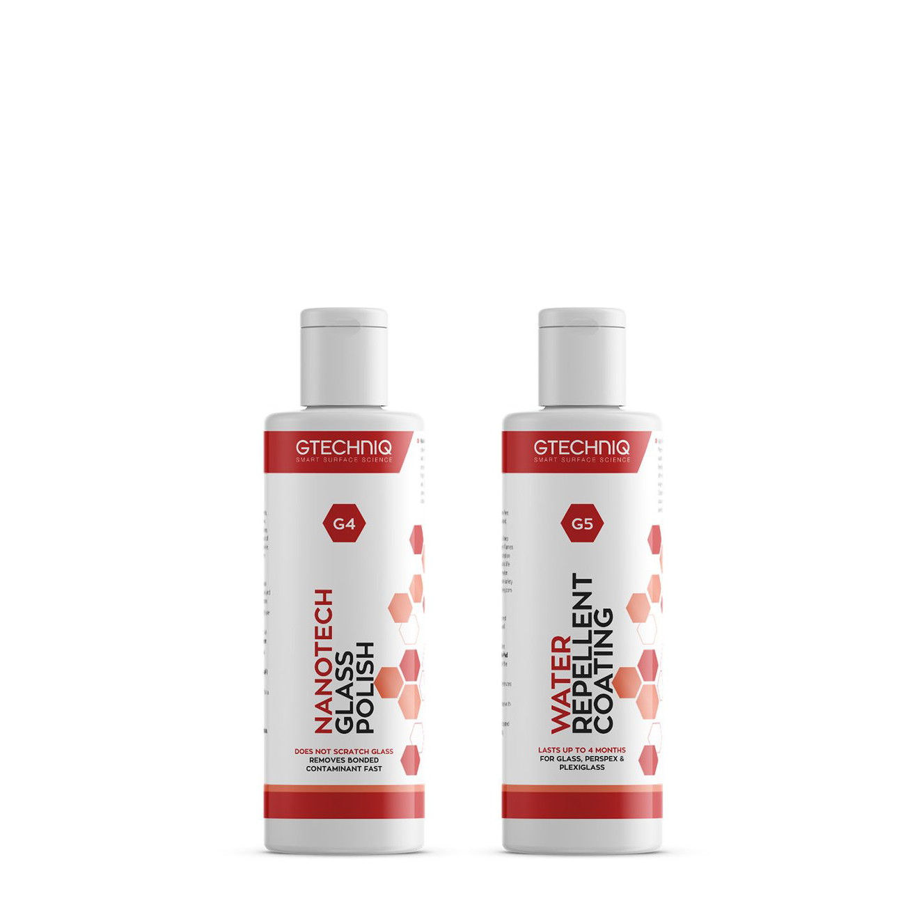 Gtechniq Glass + Perspex Coating G5 + G4 Glasversiegelungskit 100ml Gtechniq G5 + G4 Zestaw powłok do szkła i pleksi 100ml
