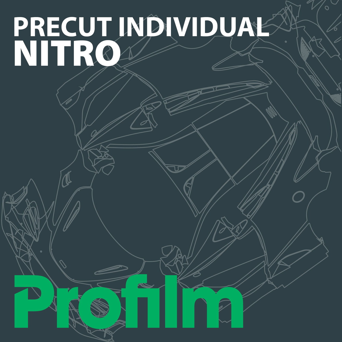 PPF PreCut Customized NITRO Paint Protection Film Cutting per meter