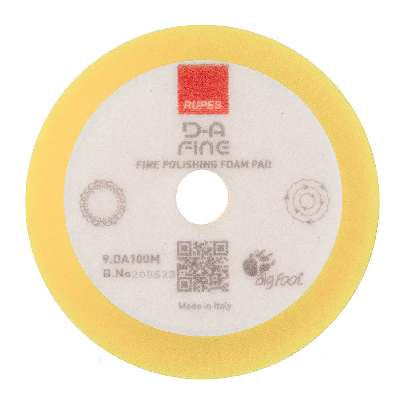 Rupes Polierpad 75mm D-A Medium gelb Ø 80/100mm