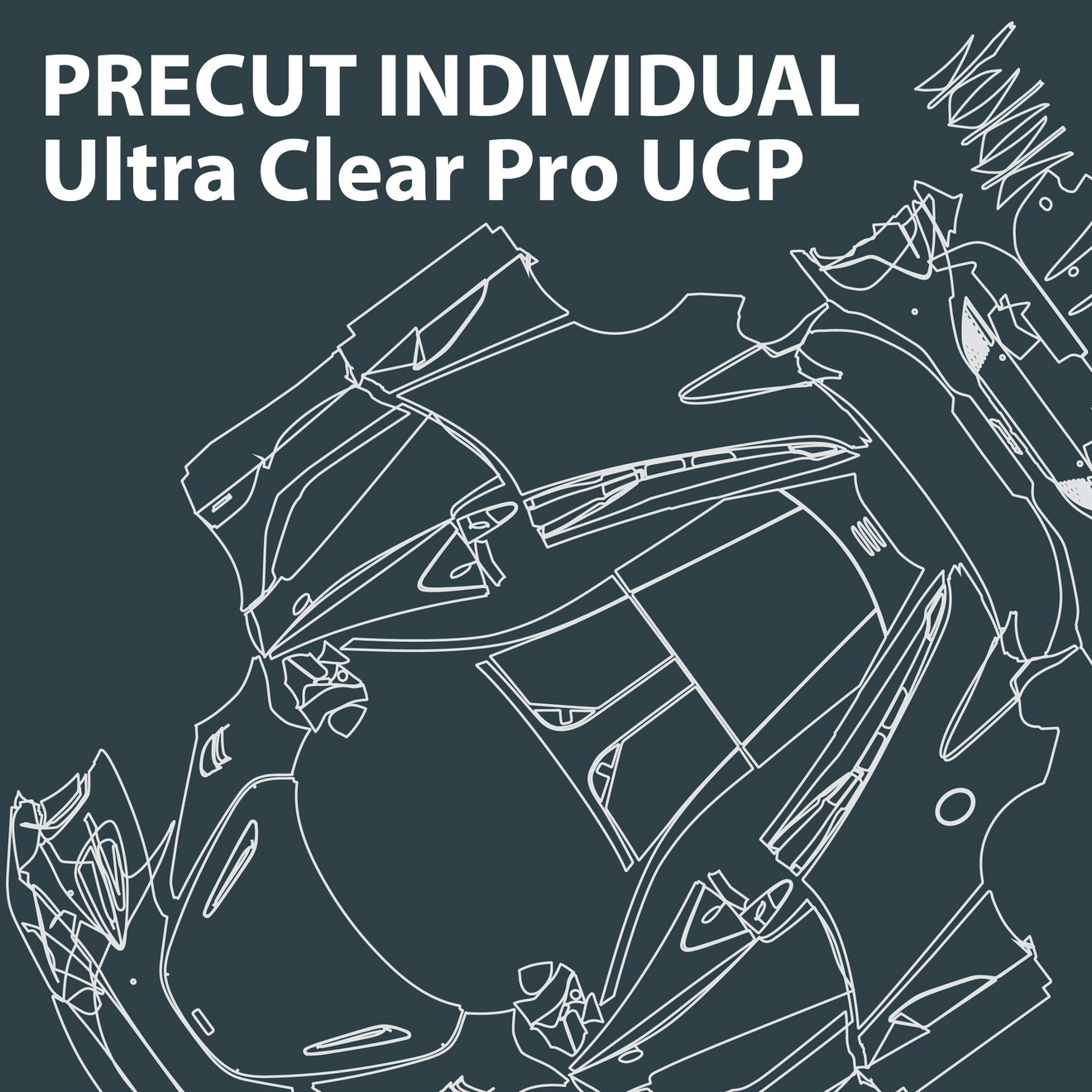 Film de protection de peinture PPF PreCut personnalisé UCP par mètre linéaire