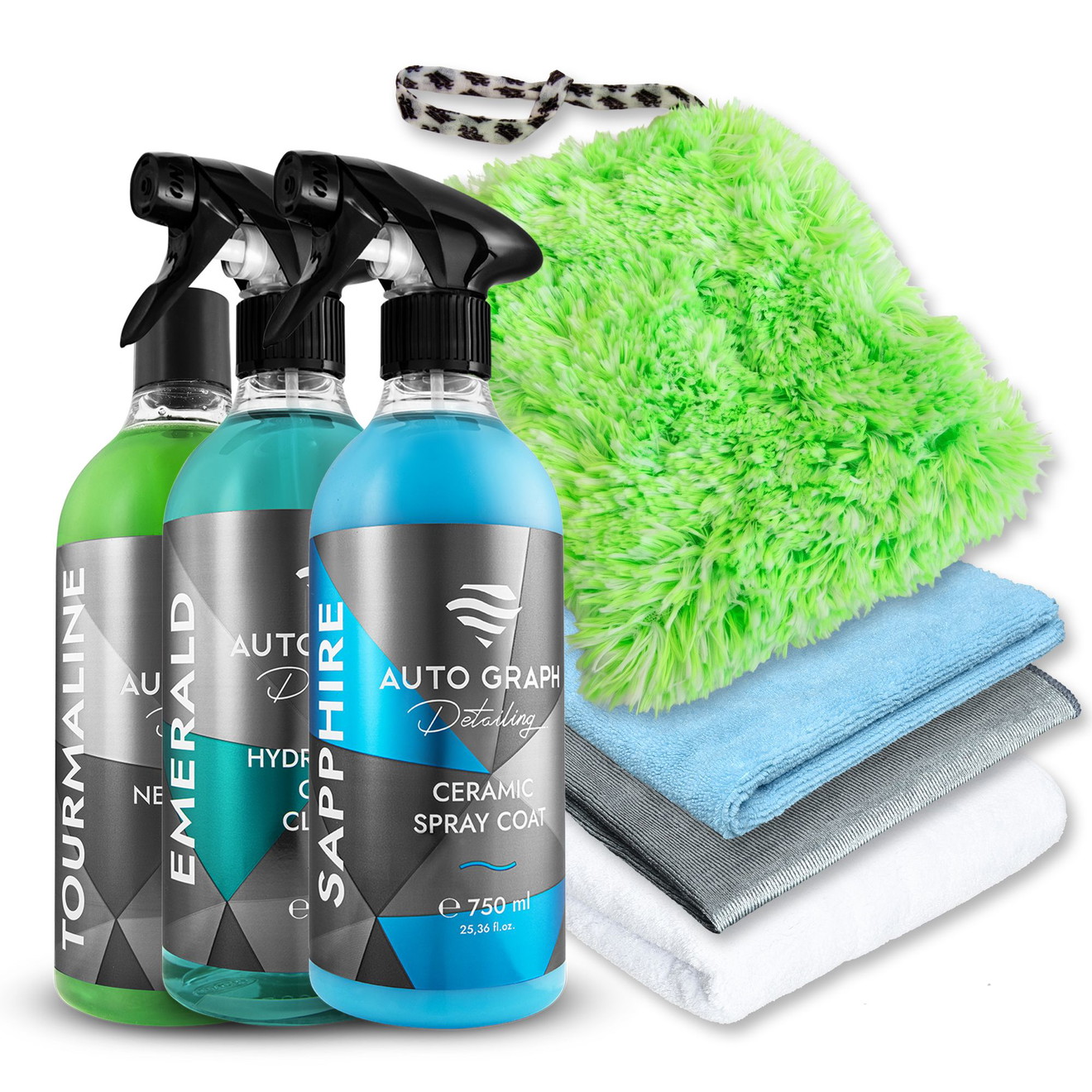 Set AUTO GRAPH Detailing Wash & Seal XL pour Nettoyage et Protection