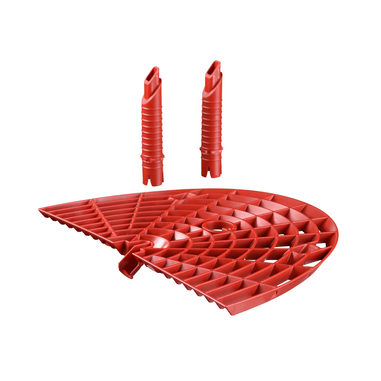 Grit Guard Washboard Insert Abreibebrett für Waschhandschuhe rot