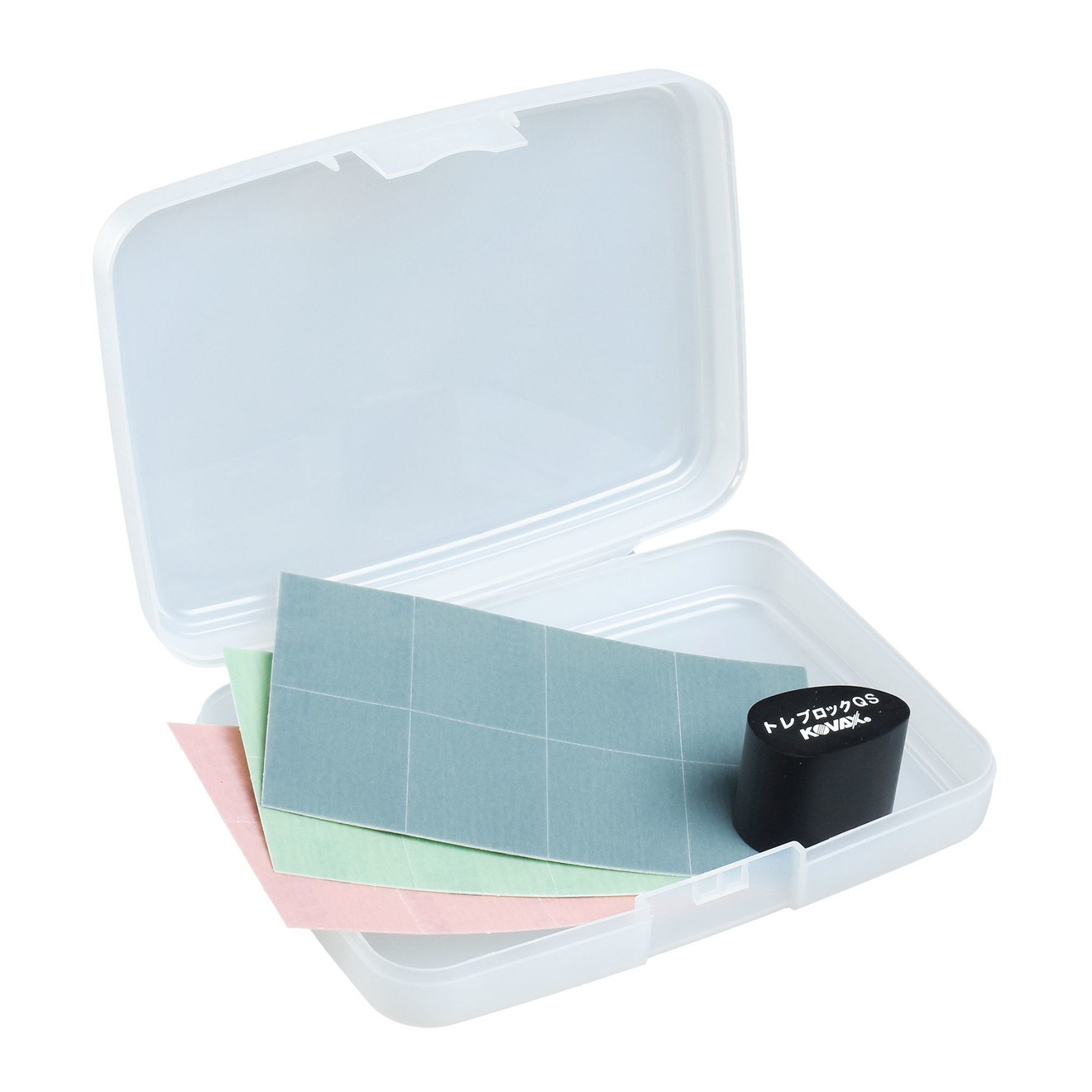 KOVAX Tolecut Toleblock QS Schleifset Schleifpapier Kratzerentfernen + Koffer Kovax Schleifset