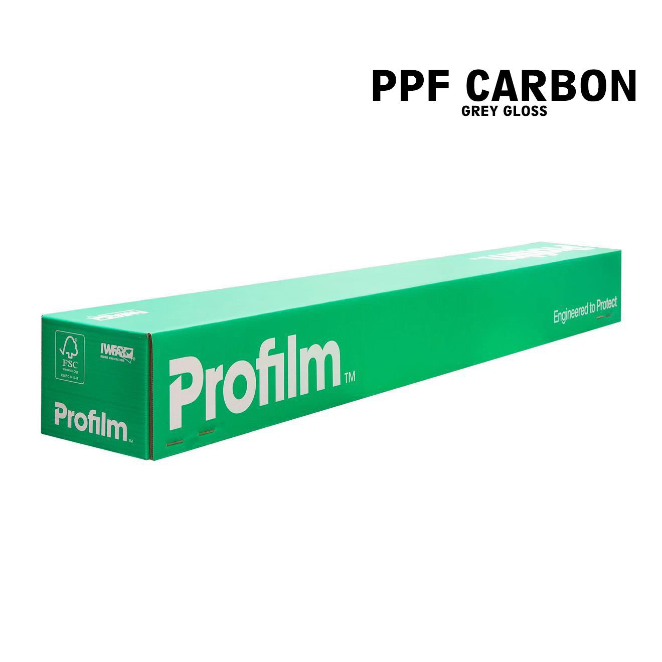 Profilm PPF Carbon Grey Gloss Lackschutzfolie farbig 1,52 x 15m Film PPF Carbon Gris Brillant Film de Protection de Peinture 1,52 x 15m