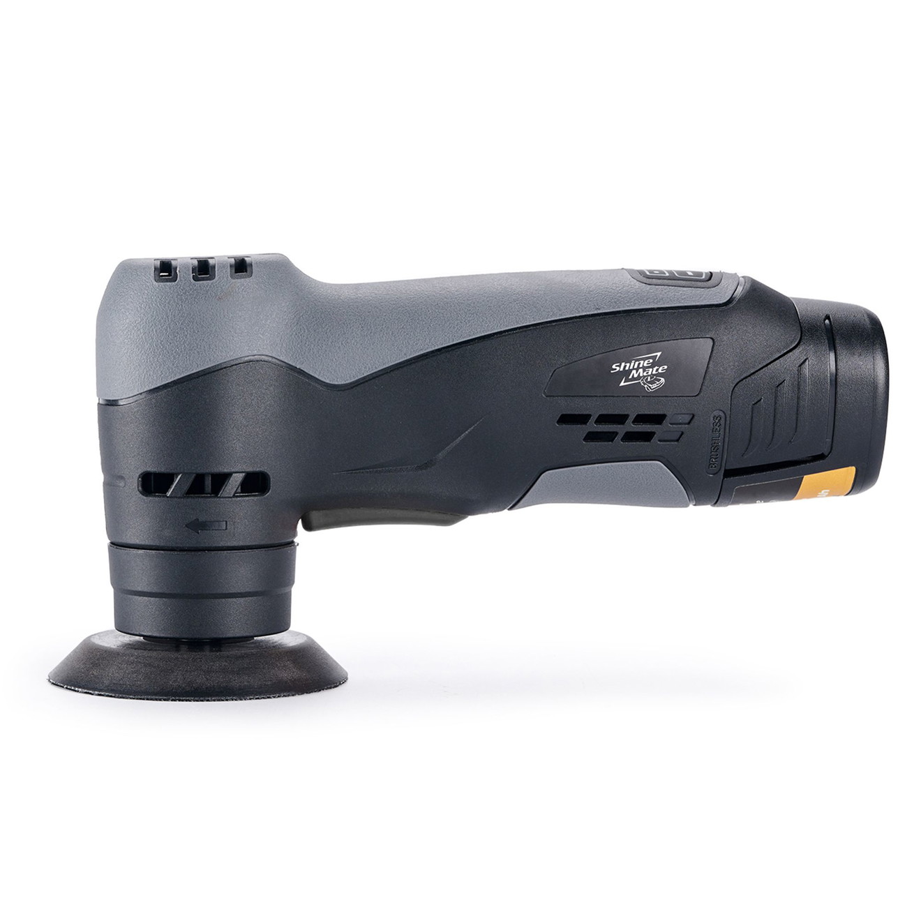 ShineMate Sander EB201A-3/3 75mm Akku Exzenterschleifer 3mm Hub Komplettset Schleifscheibe Test