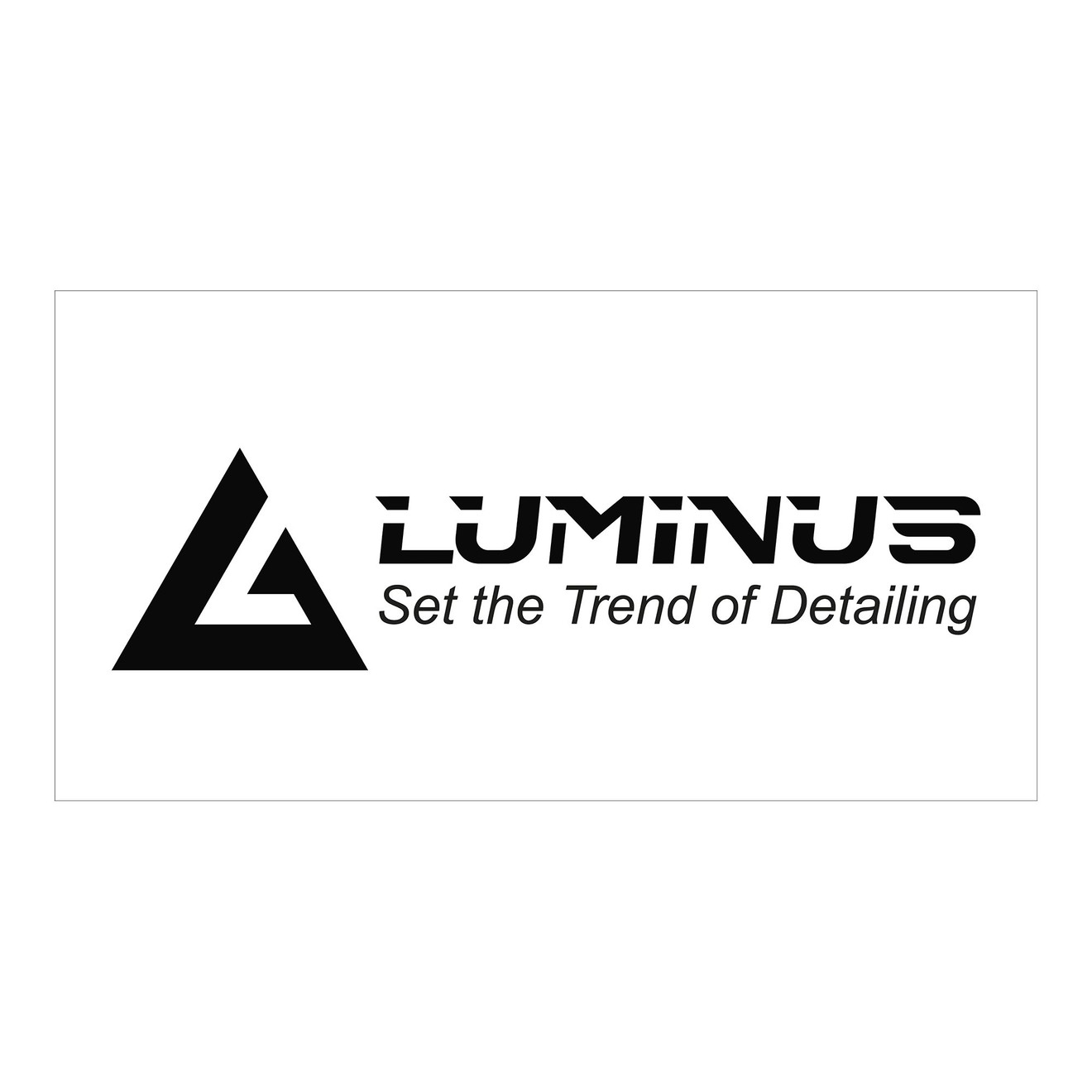 Luminus Wall Banner with Eyelets 100 x 50 cm