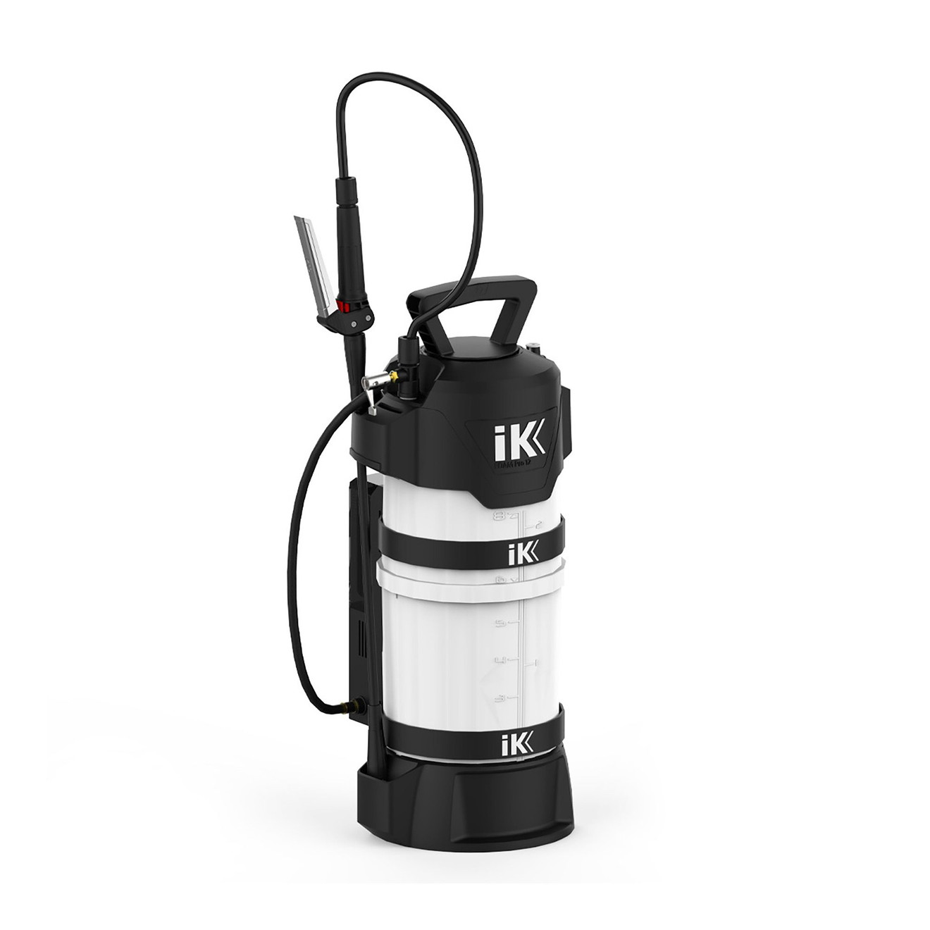IK E Foam Pro 12 Elektro-Schaumsprüher mit Kompressorventil und Batterie 6000ml IK E Foam Pro 12 Electric Foam Sprayer with Compressor Valve and Battery 6000ml