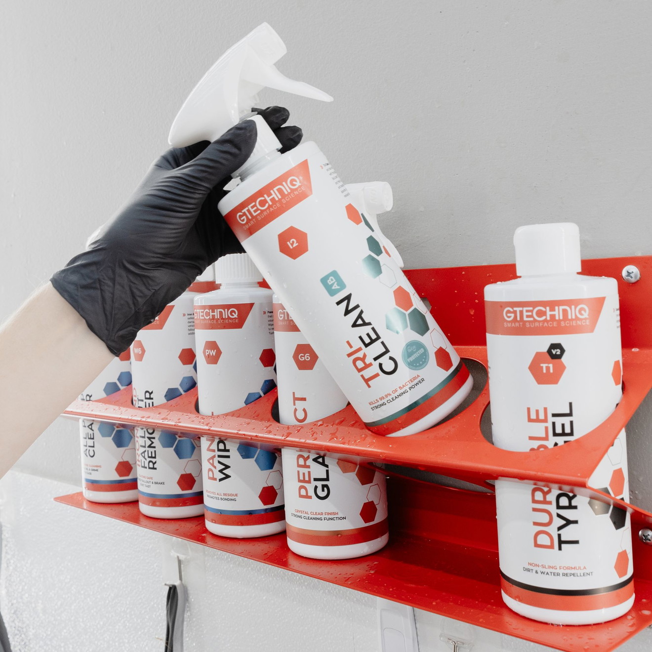 Gtechniq Wall Mounted Bottle Holder 6fach Flaschenhalter