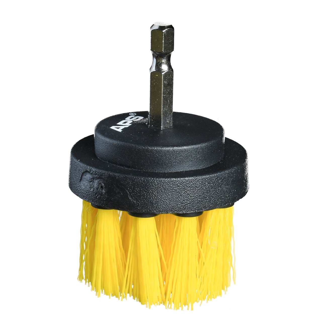 APS Drill Brush Rookie - mittelhart Rotationsbürste gelb Ø50mm