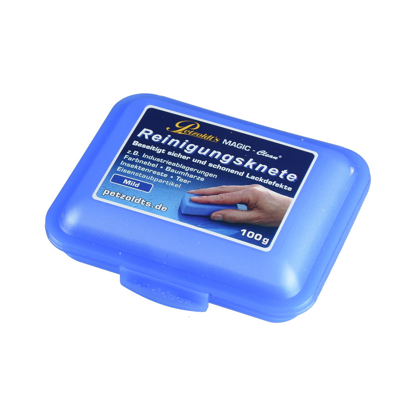 Petzoldt's MAGIC-Clean Reinigingsklei medium blauw 100g