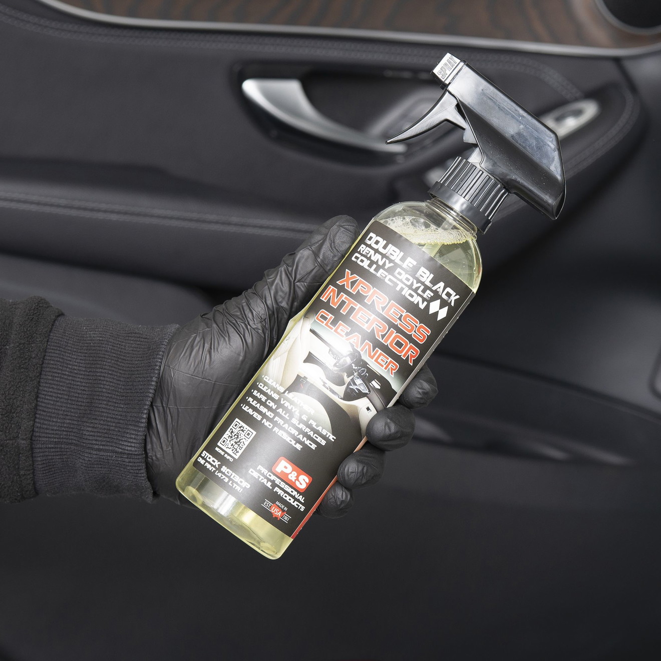 DP Interior Care Auto Set: P&S Xpress Interior Cleaner + Microfiber Cloth 473 ml
