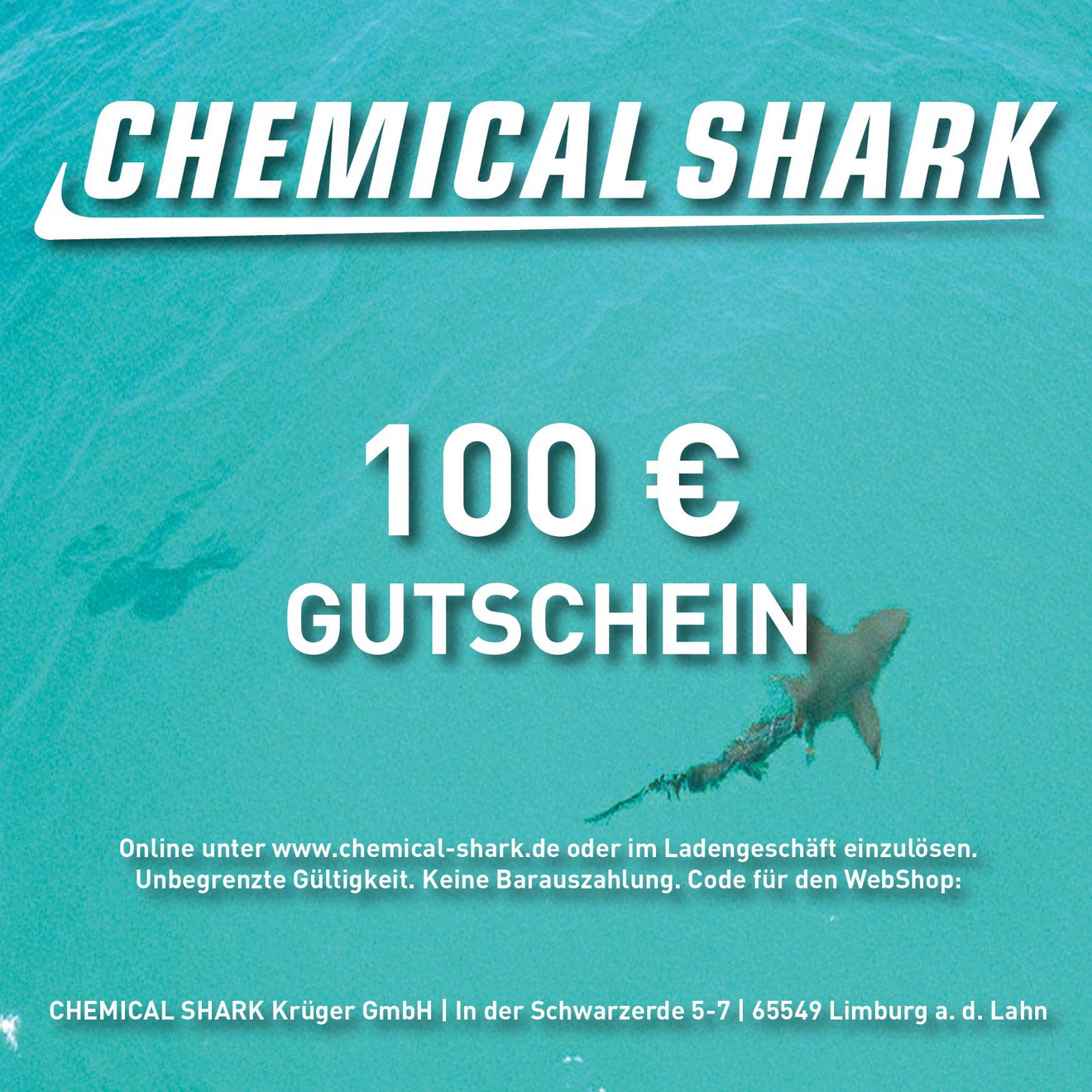 Gift Voucher Chemical-Shark.de 100 EURO