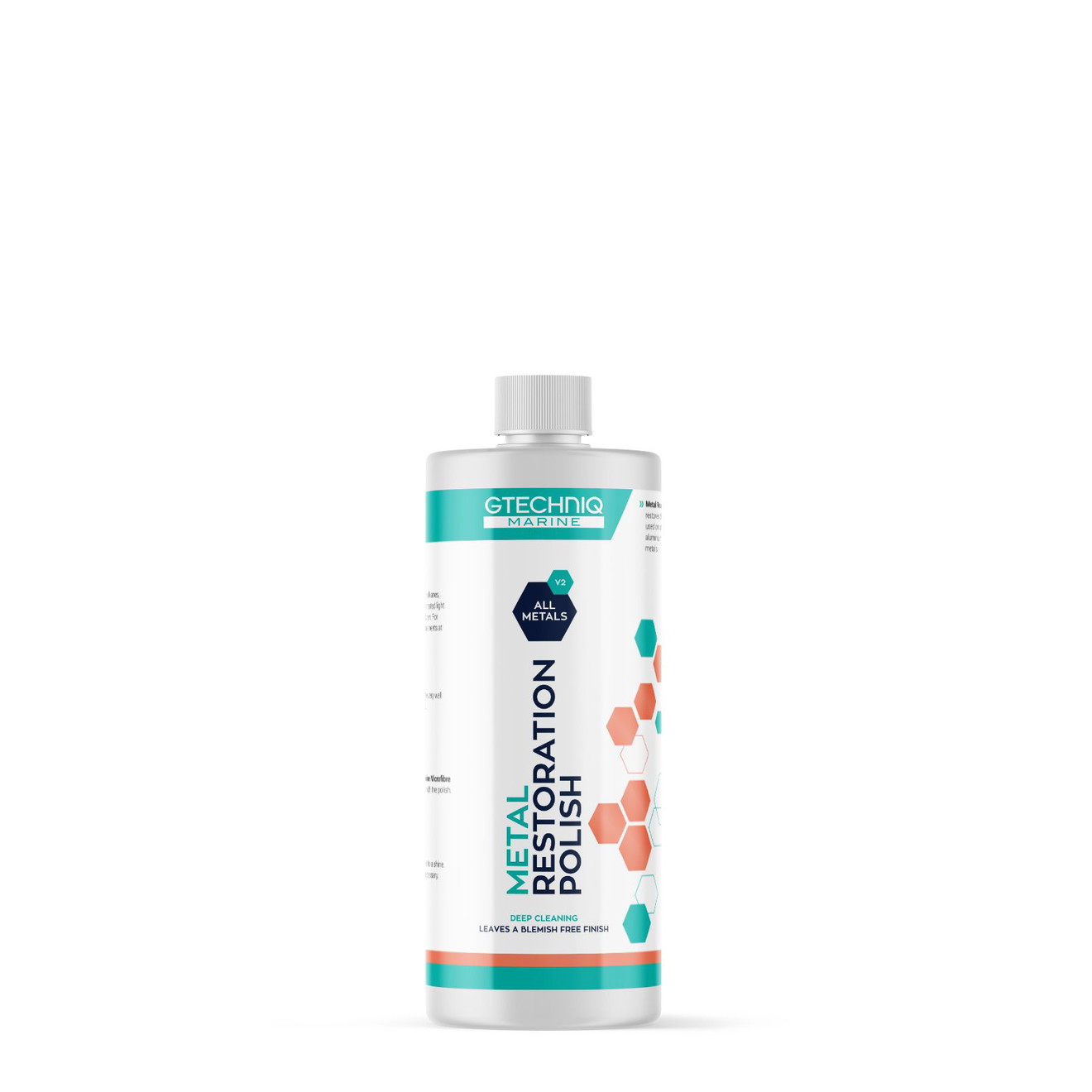 Gtechniq Marine Metal Restoration Polish High-Gloss Metal Polish 250ml