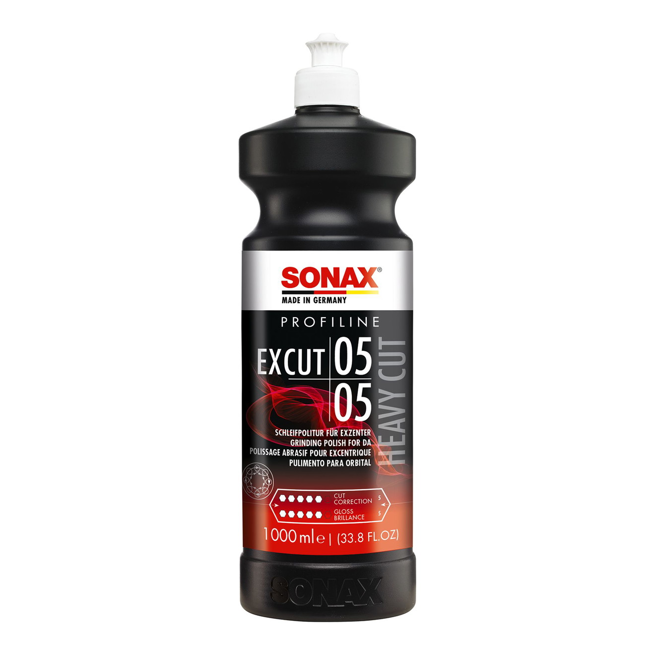 SONAX PROFILINE ExCut 05-05 Hochleistungsschleifpaste Politur für Exzenter 1000ml