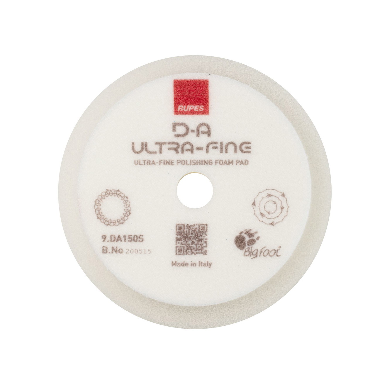 Rupes Polierpad 125mm D-A Fine weiss Ø 130/150mm