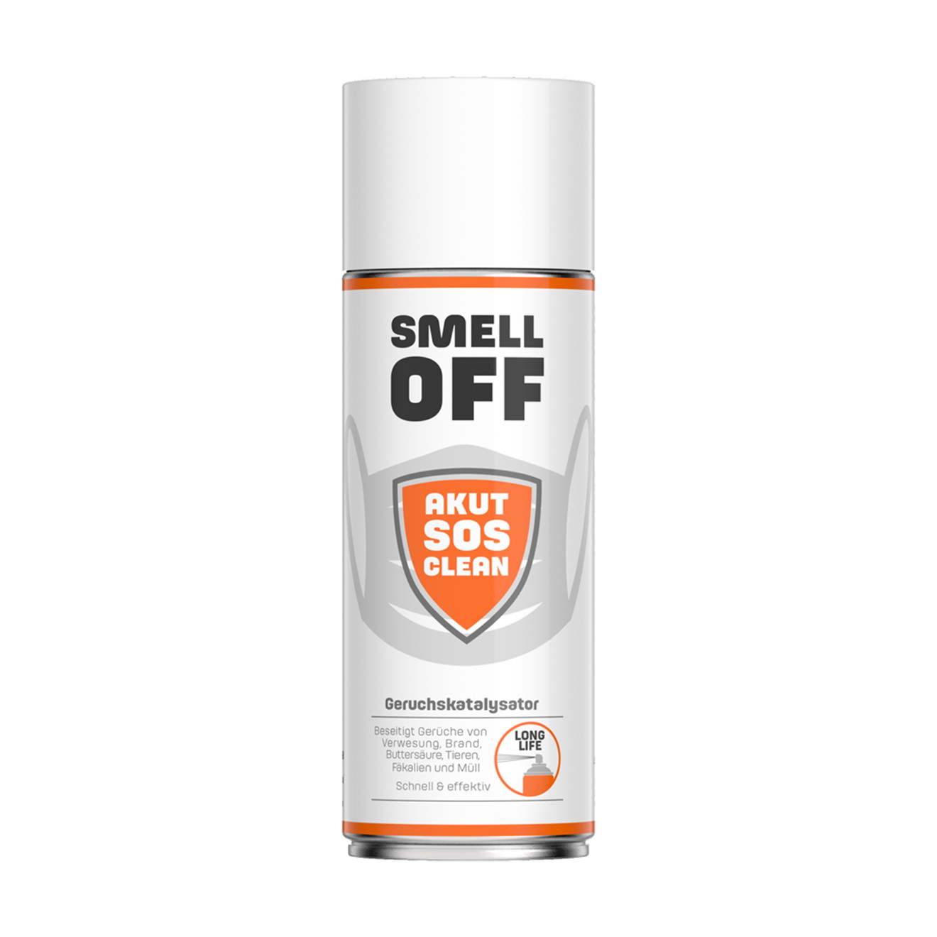Spray anti-odeurs AKUT SOS Smell Off Long Life 300ml - grande contenance pro
