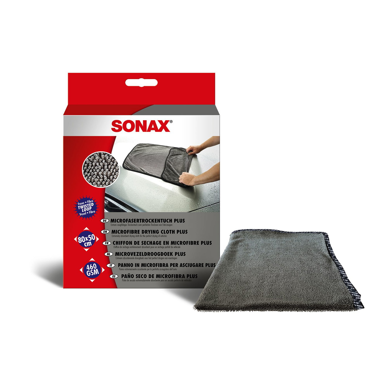 SONAX MicrofaserTrockenTuch PLUS