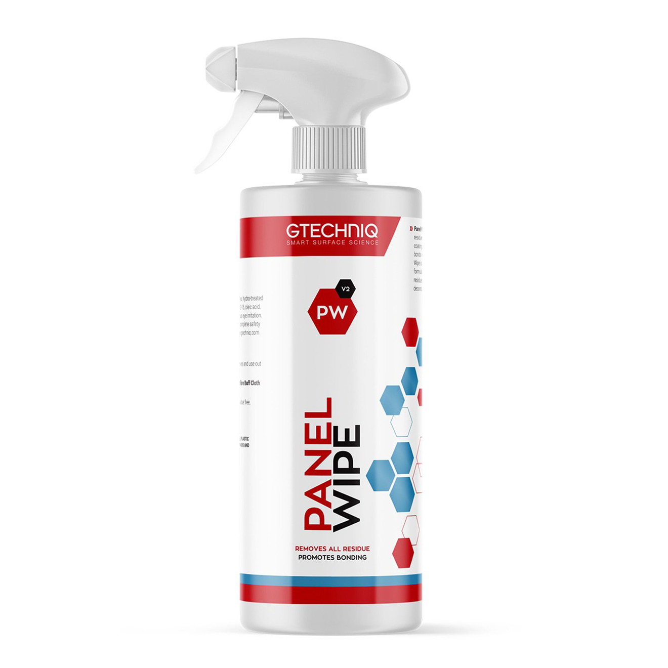 Gtechniq Panel Wipe Vorreiniger, Entfetter, Lackkontrollspray PWv2 500ml Gtechniq Nettoyant de Prép. Panneau, Dégraissant, Spray de Contrôle de Peinture PWv2 500ml