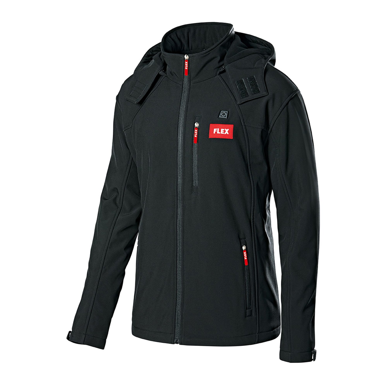 Flex Battery Heated Softshell Jacket Black for 10.8 & 18V Batteries XL