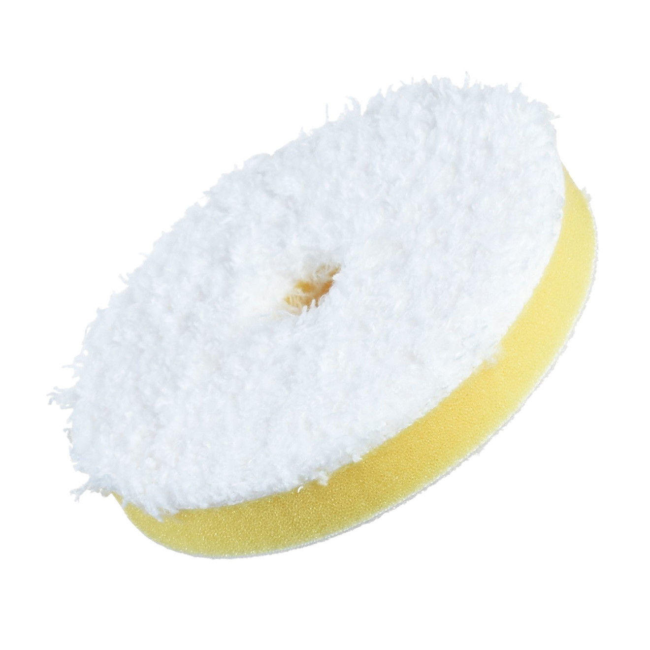 Rupes Polierpad 75mm D-A Mikrofaser FINE fein gelb Ø 80mm Rupes 75mm D-A Microfiber Polishing Pad FINE yellow Ø 80mm