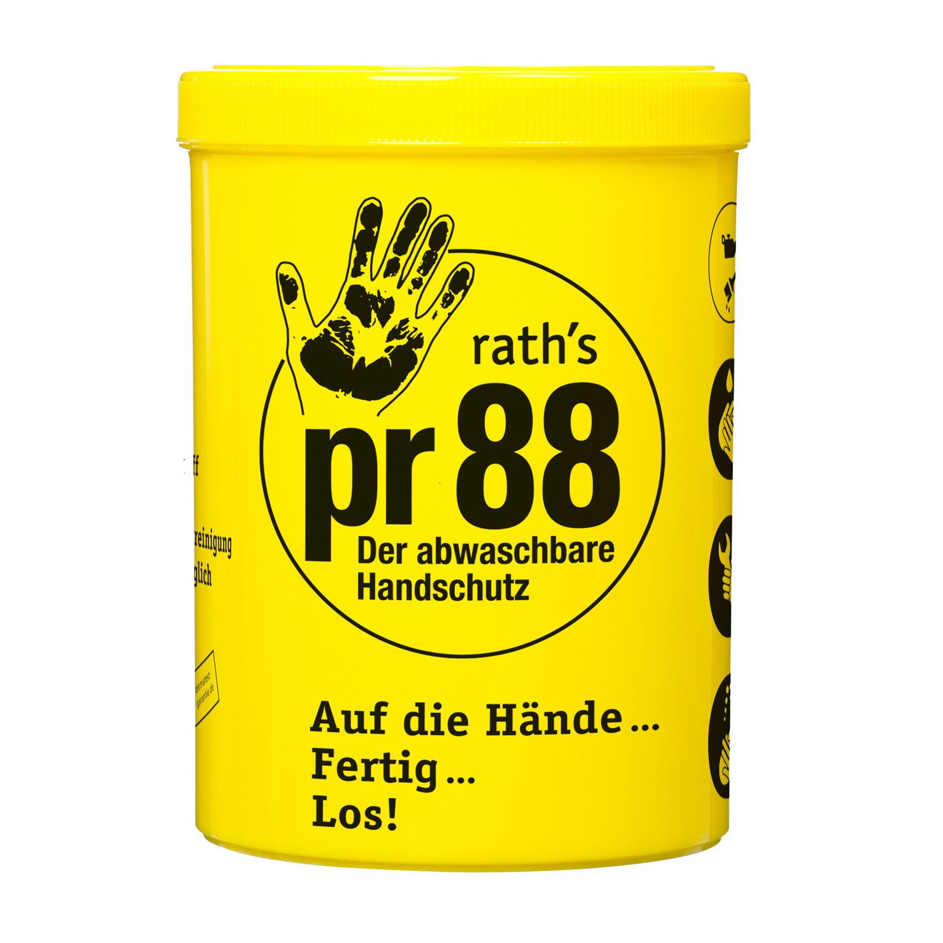 raths PR 88 abwaschbarer Handschuh Hautschutzcreme Dose 1000ml raths PR 88 Washable Skin Protection Cream 1000ml