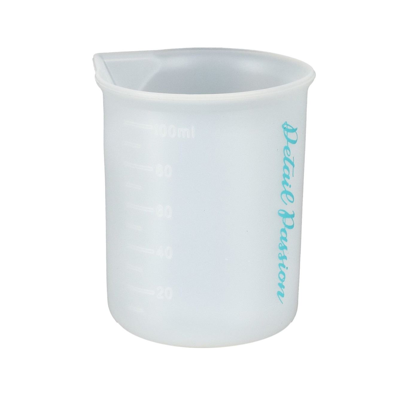Detail Passion The Cup - Faltbarer Skala Messbecher aus Silikon 100ml Autoshampoo dosieren