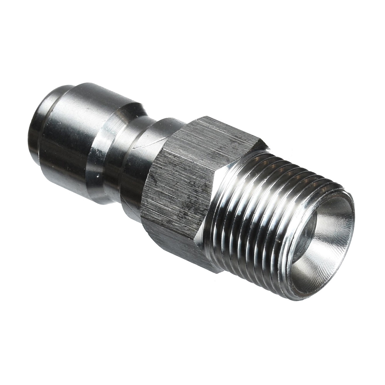 DP Pro 3/8in Schnellverschluss M Nippel Quick Connect Edelstahl für MTM Hydro DP Pro 3/8in Quick Connect Male Nipple Stainless Steel for MTM Hydro