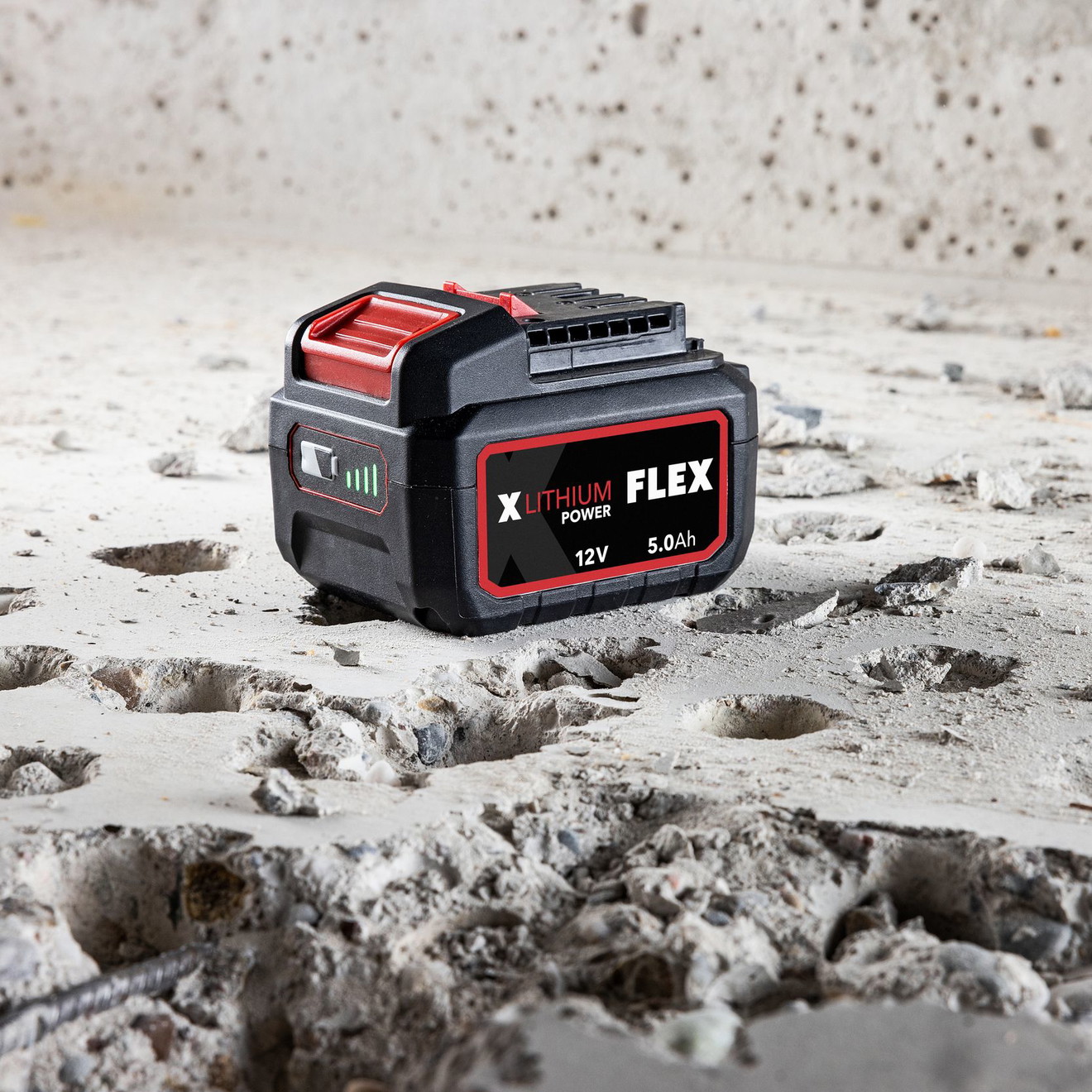 Flex Akku AP 12/5Ah 12V Akku für Flex-Systeme mit Leuchtanzeige