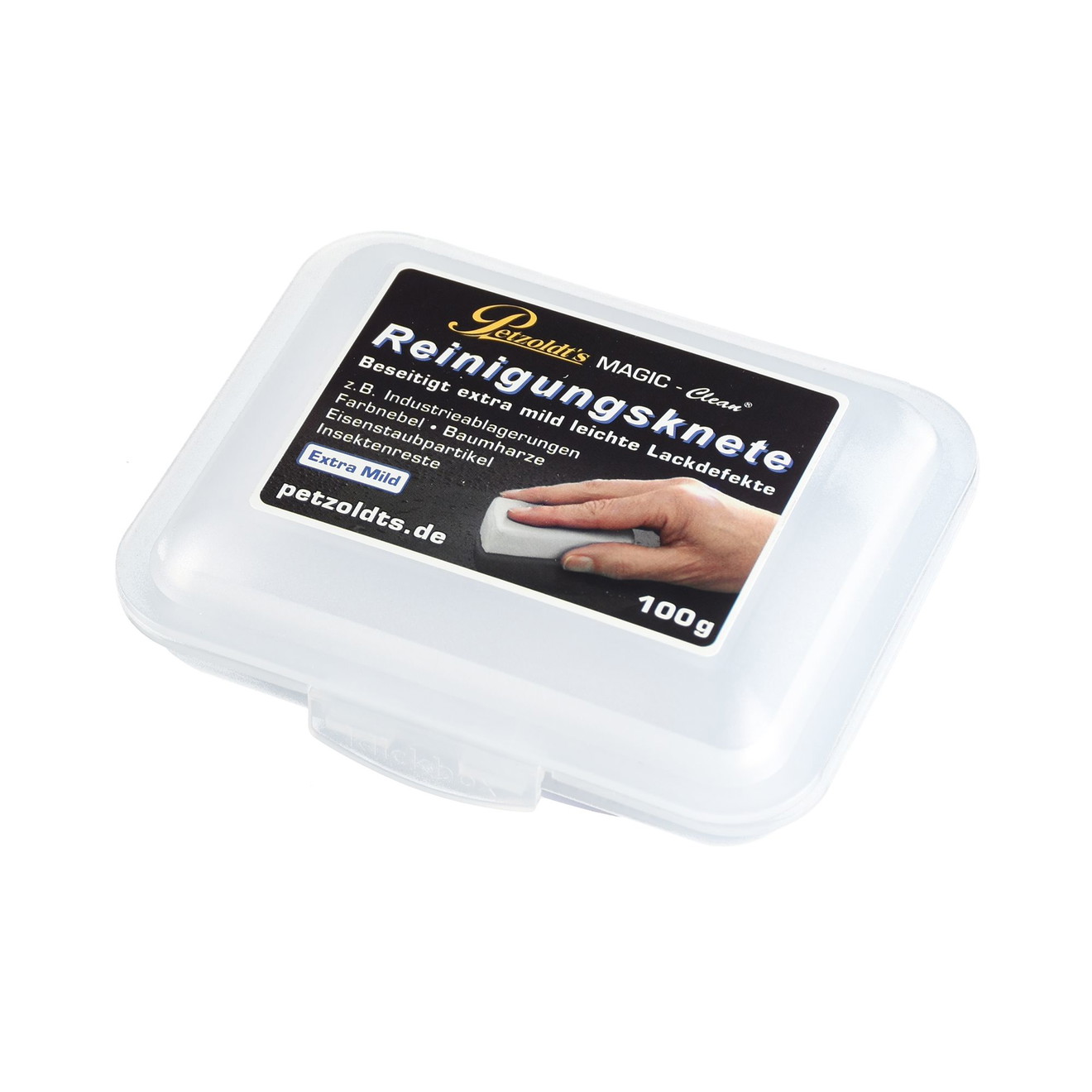 Petzoldts Magic Clean Reinigungs Lackknete mild weiss 100g Petzoldts Magic Clean Reinigungs Lackknete mild weiss 100g