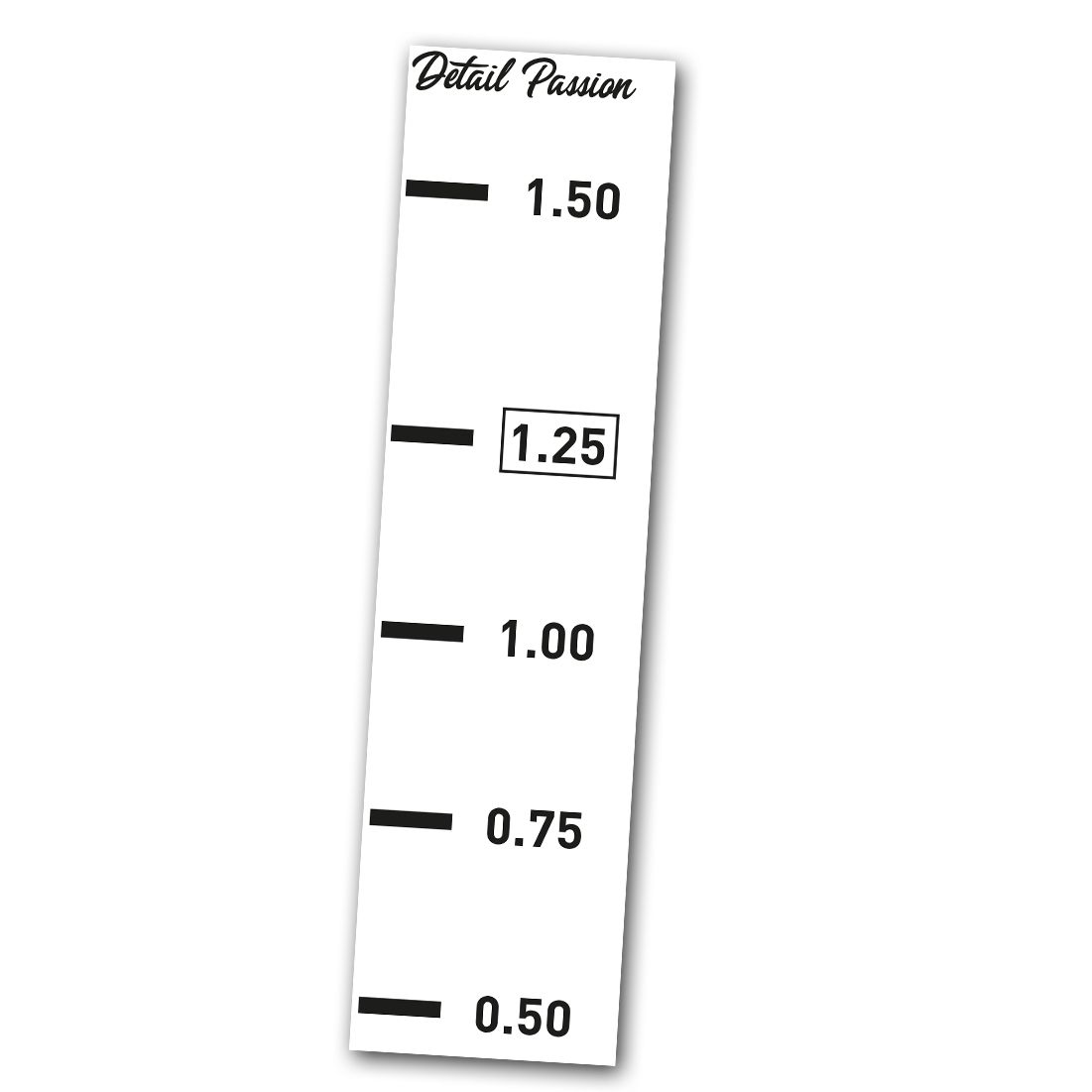 Detail Passion Mess Skala für IK 2 Geräte Detail Passion Measuring Scale Sticker for IK 2 Devices