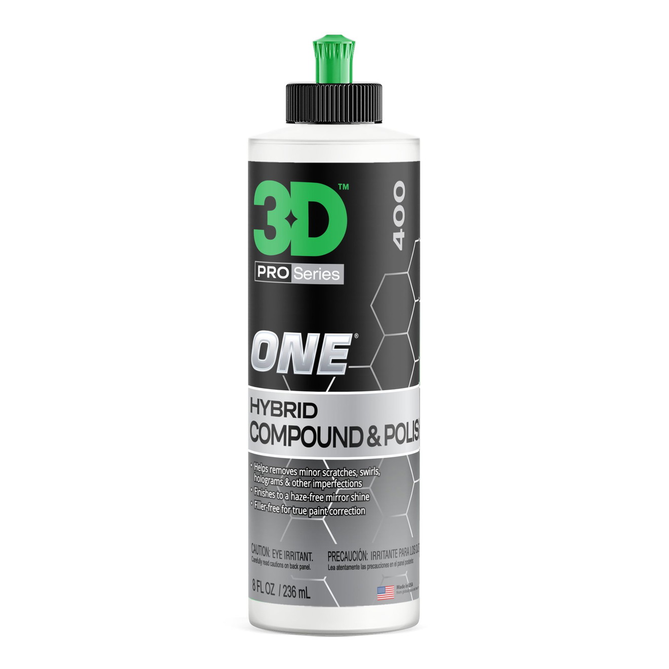 3D One Hybrid 400 lucidante auto medium + fine universale 236ml