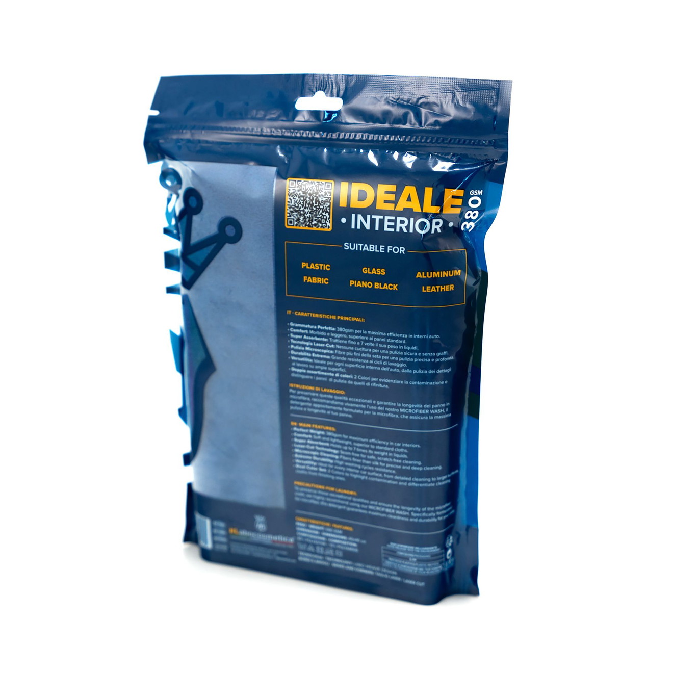 Labocosmetica IDEALE Interior Mikrofasertuch 40x40cm 380GSM 2er Set