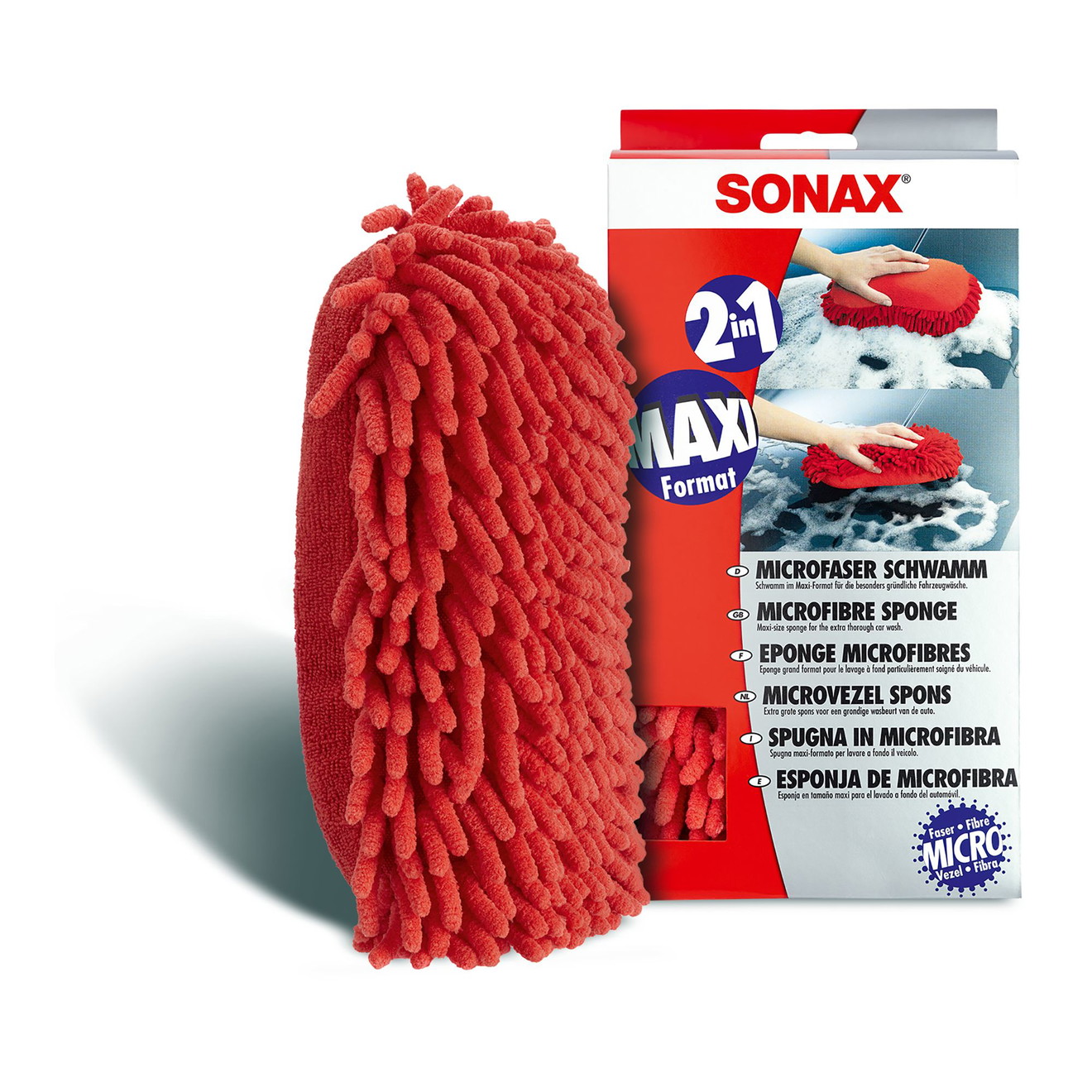 SONAX Microfaser Schwamm SONAX Microfiber Sponge