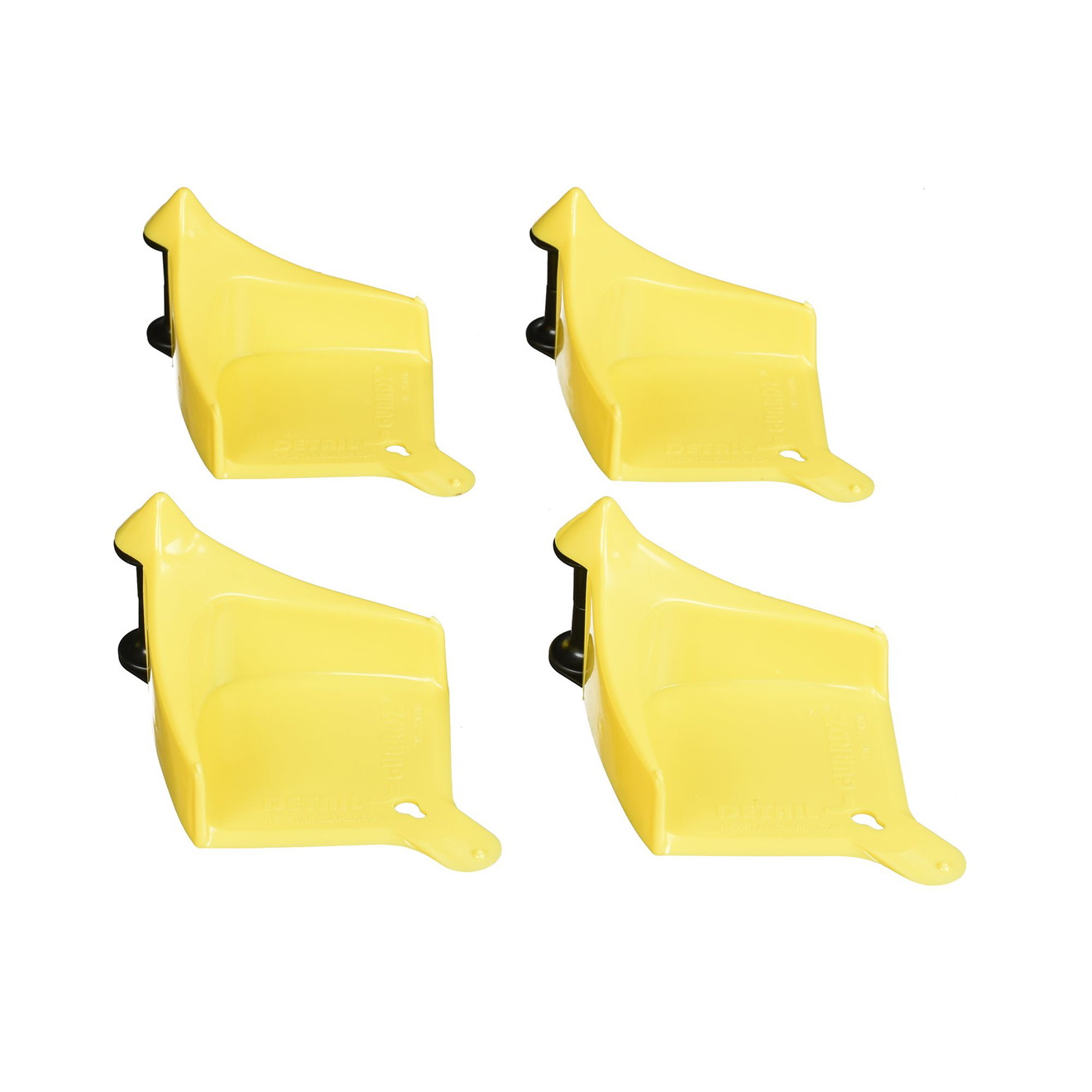 Détenteur de tuyau Detail Guardz pour lavage de voiture jaune 4 pièces