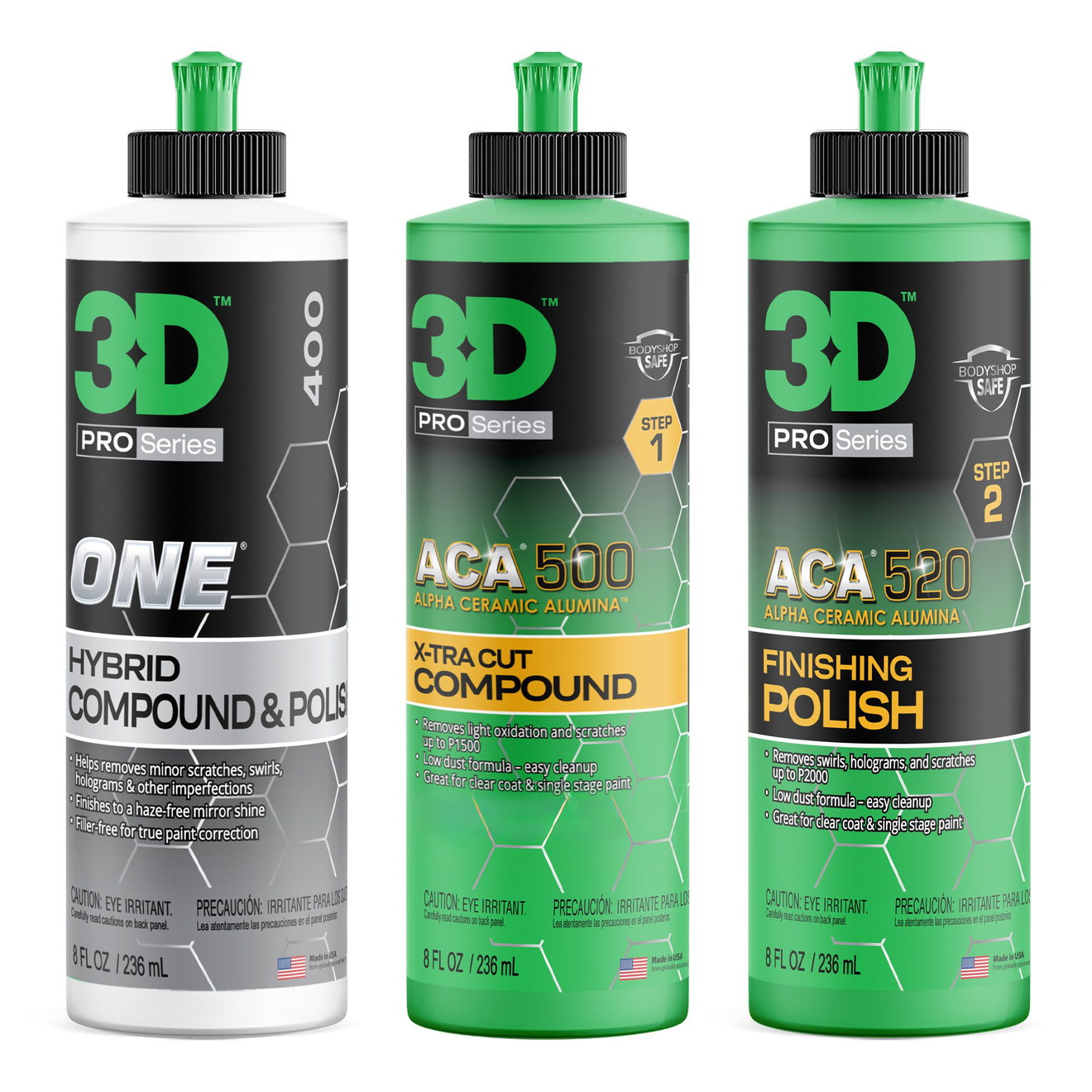3D Car Polishes + Therminator Pads 125mm Bundle