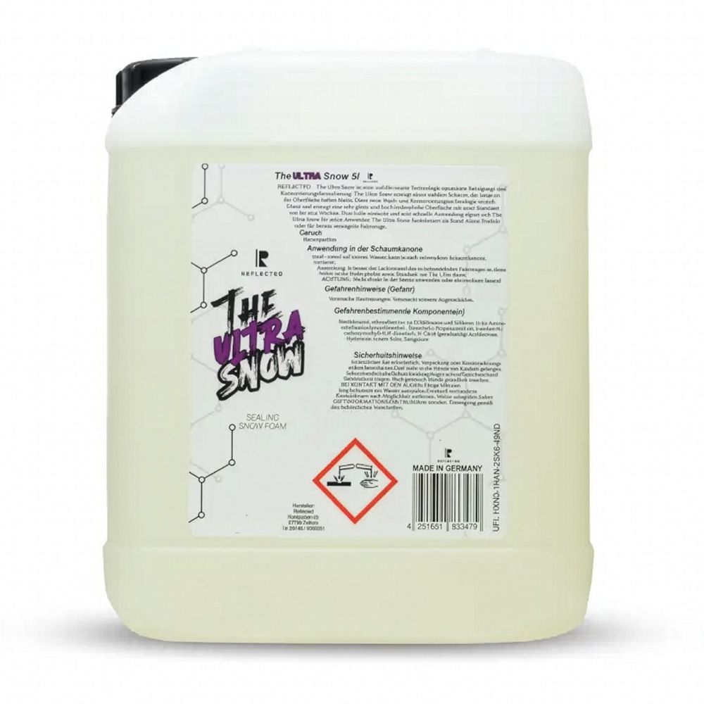 REFLECTED The ULTRA Snow Versiegelungsschaum Autoshampoo 5000ml