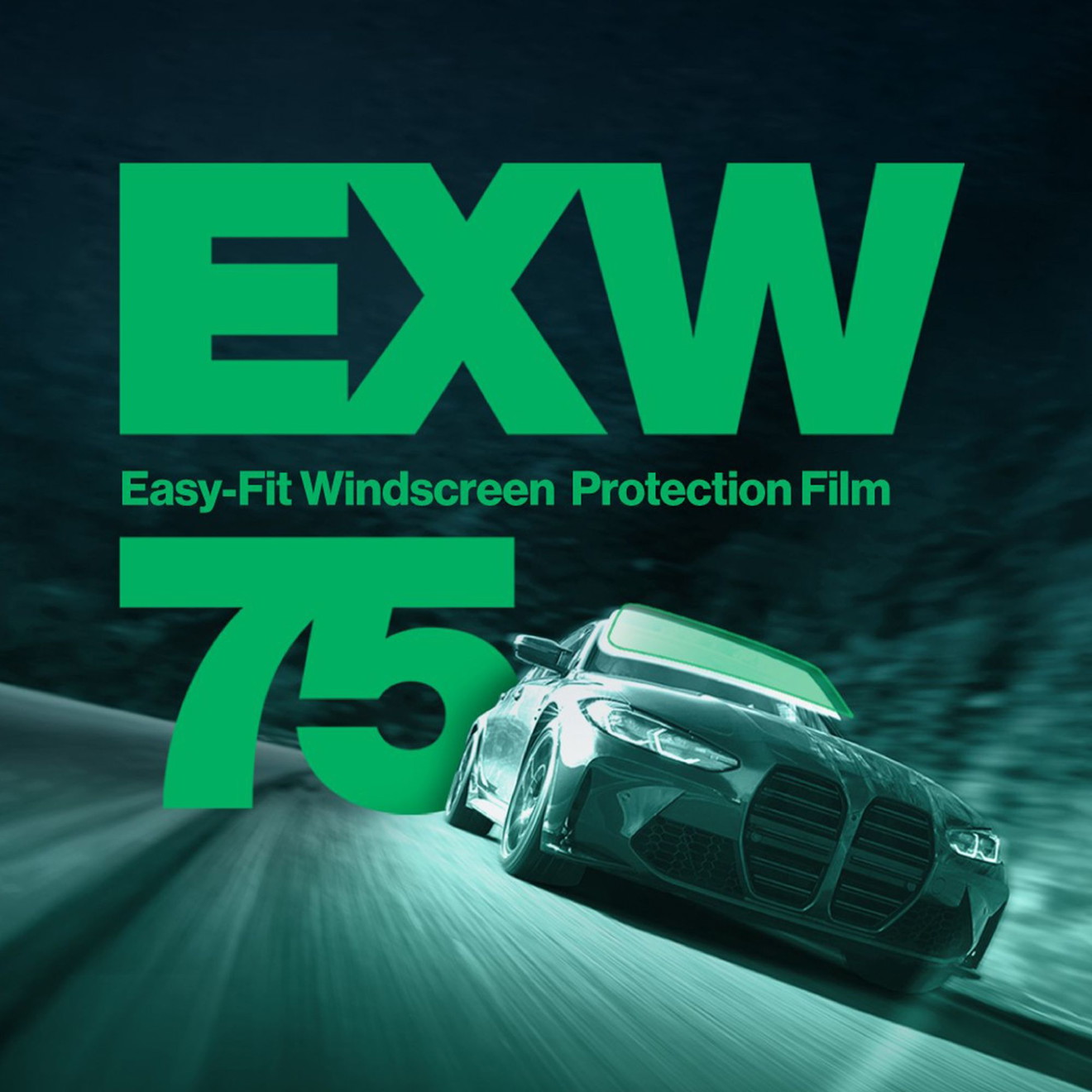 Profilm PPF EXW 75 TPU Exterior Windshield Windschutzscheibe 1,22 x 15m Profilm PPF EXW 75 TPU Protection avant pour pare-brise 1,22 x 15m