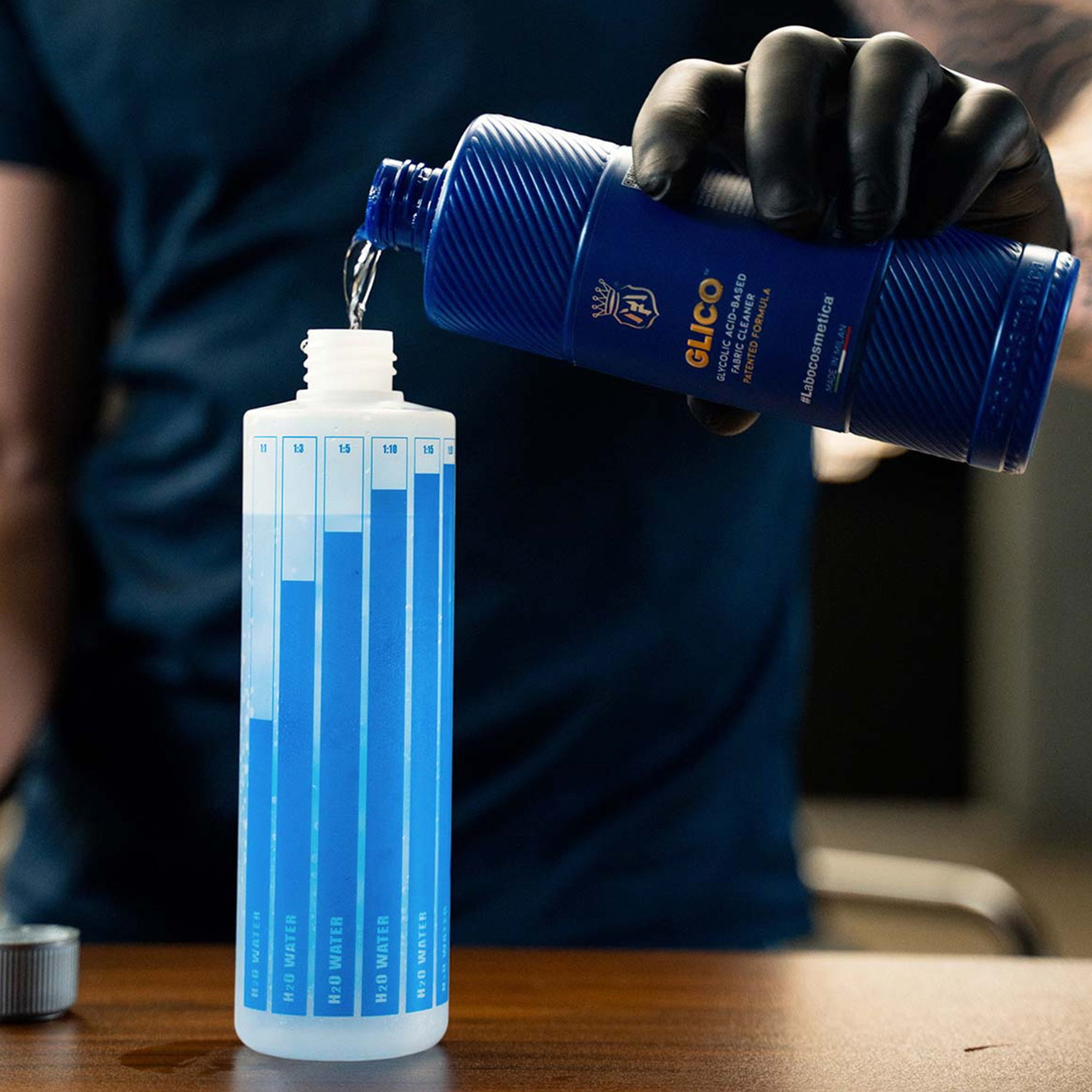 Labocosmetica GLICO Polsterreiniger mit Glykolsäure und Luminoleffekt 500ml