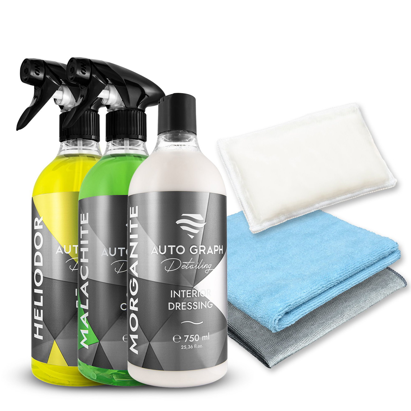 AUTO GRAPH Detailing Clean Interior Set XL – Kit complet intérieur